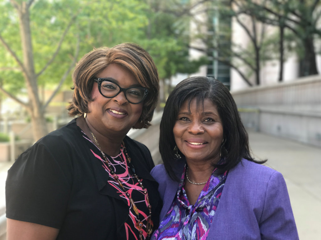 Ella Jones and Laverne Mitchom are both members of the Ferguson City Council.