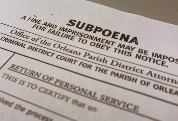 Until this spring, prosecutors in New Orleans sent notices like this that threatened jail if witnesses didn’t come in for que