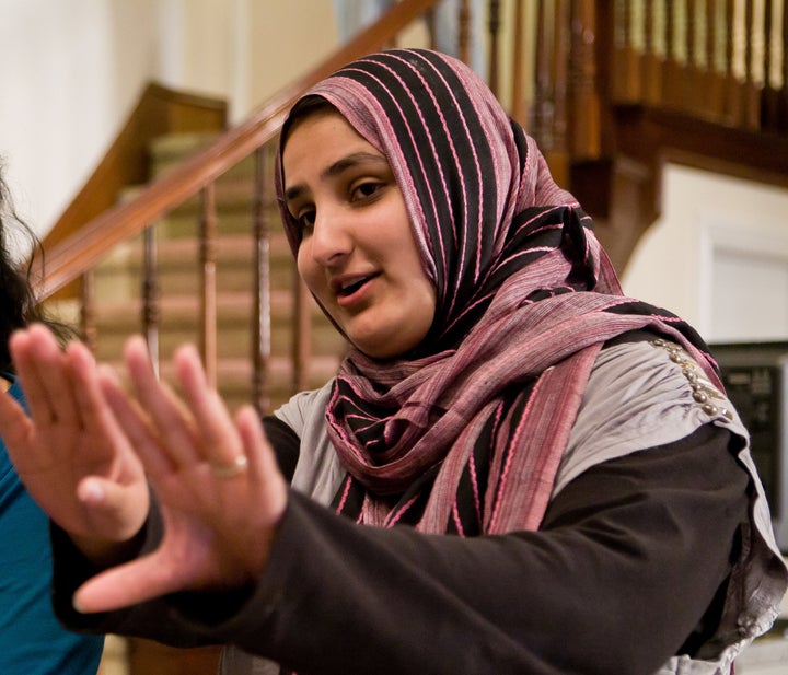 Lena Khan is the director and co-writer of "The Tiger Hunter."