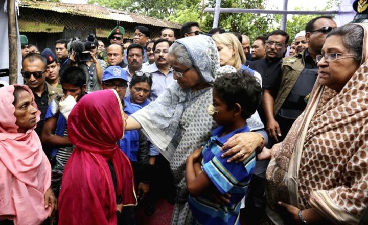 Bangladeshi Prime Minister Sheikh Hasina met with Rohingya Muslims at the Kutupalong Refugee Camp on Sept. 12 and said that her government would offer the refugees temporary shelter and aid until Burma takes them back. President Trump also extended $32 million in aid to Hasina for Rohingya. This money should be spent on educating Rohingya children about their own cultural philosophy 