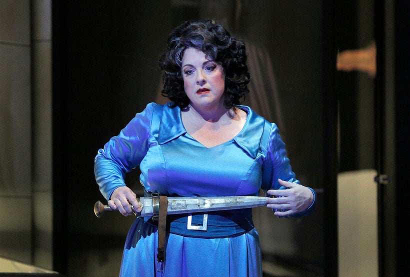 Michaela Martens as Klytemnestra in a scene from <em><strong>Elektra</strong></em>