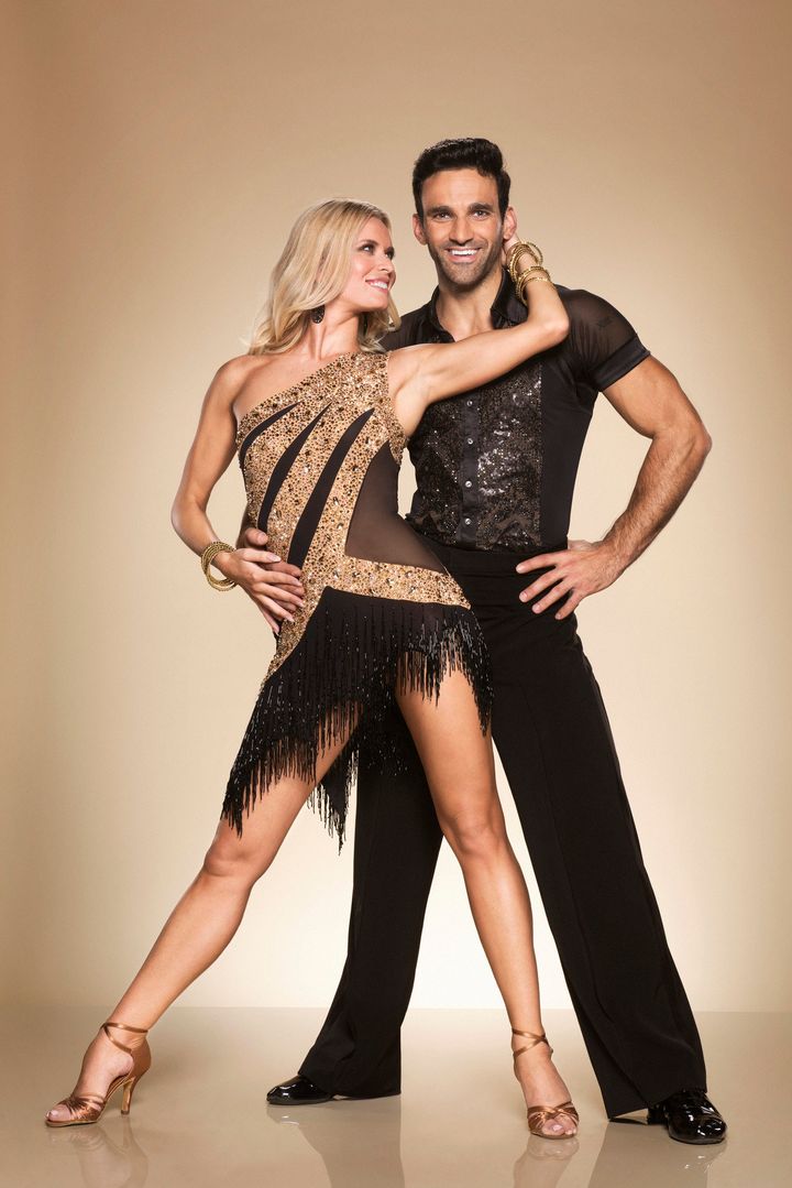 Davood with dance partner Nadiya on 'Strictly'