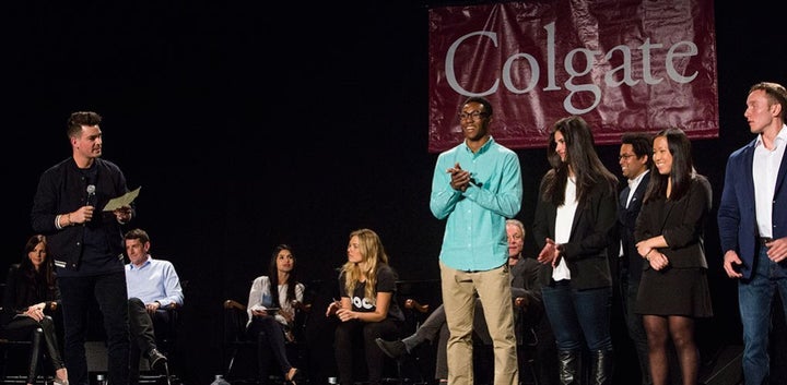 Ryan Diew at Colgate’s E-Weekend “Shark Tank”