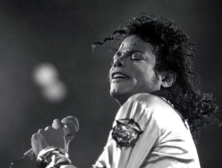 <p>Michael Jackson performs in Vienna, Austria on the Bad World Tour.</p>