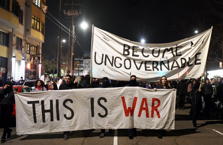 There are more people in this picture than there are on UC Berkeley’s campus who actually want to hear from these clowns.