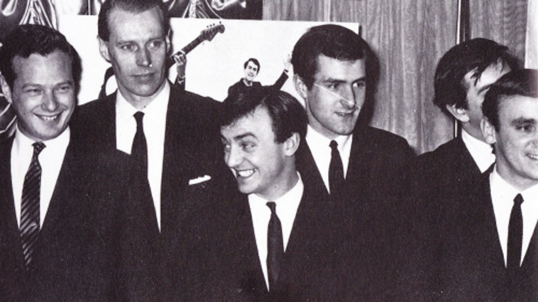 Июль 1963. Брайан Эпштейн и Джордж Мартин Битлз. 6 Июля 1963. Brian Epstein, George Martin, and Gerry and the Pacemakers.