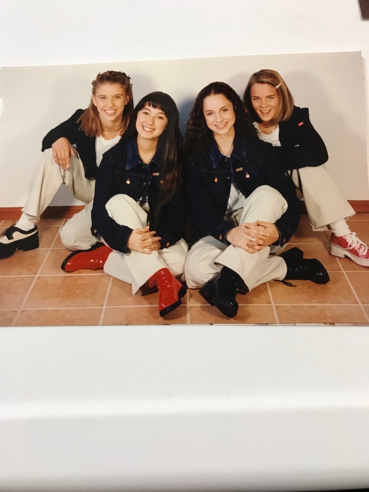 <p>Melissa Schuman, Alex Chester, Holly Arnstein, Ashley Poole </p>