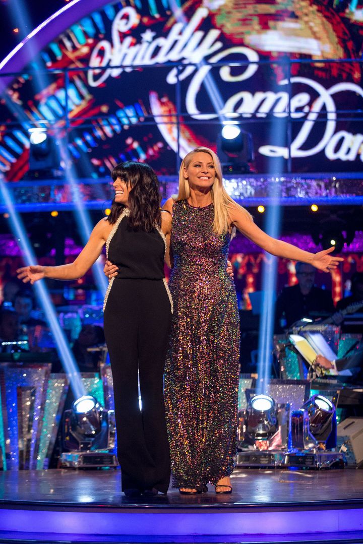 'Strictly' hosts Claudia Winkleman and Tess Daly