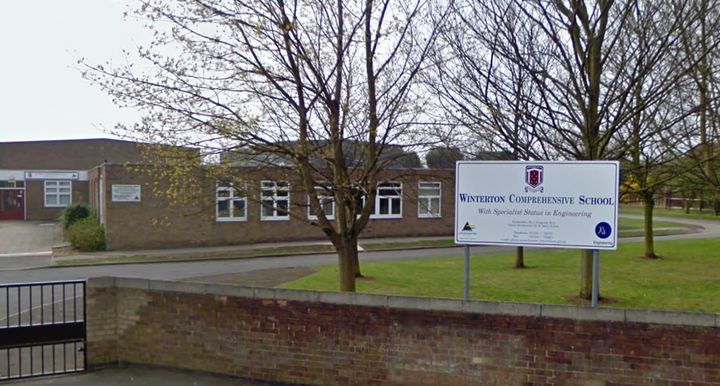 The incident occurred at Winterton Community Academy near Scunthorpe 