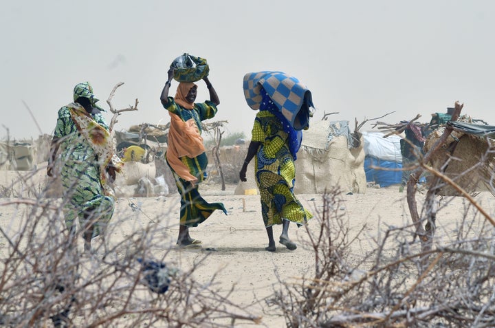 Thousands of people have been displaced by Boko Haram violence 