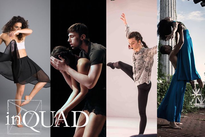 inQUAD featuring choreographers: Zultari Gomez, Angie Conte, Kristen Klein, and Lindsey Miller