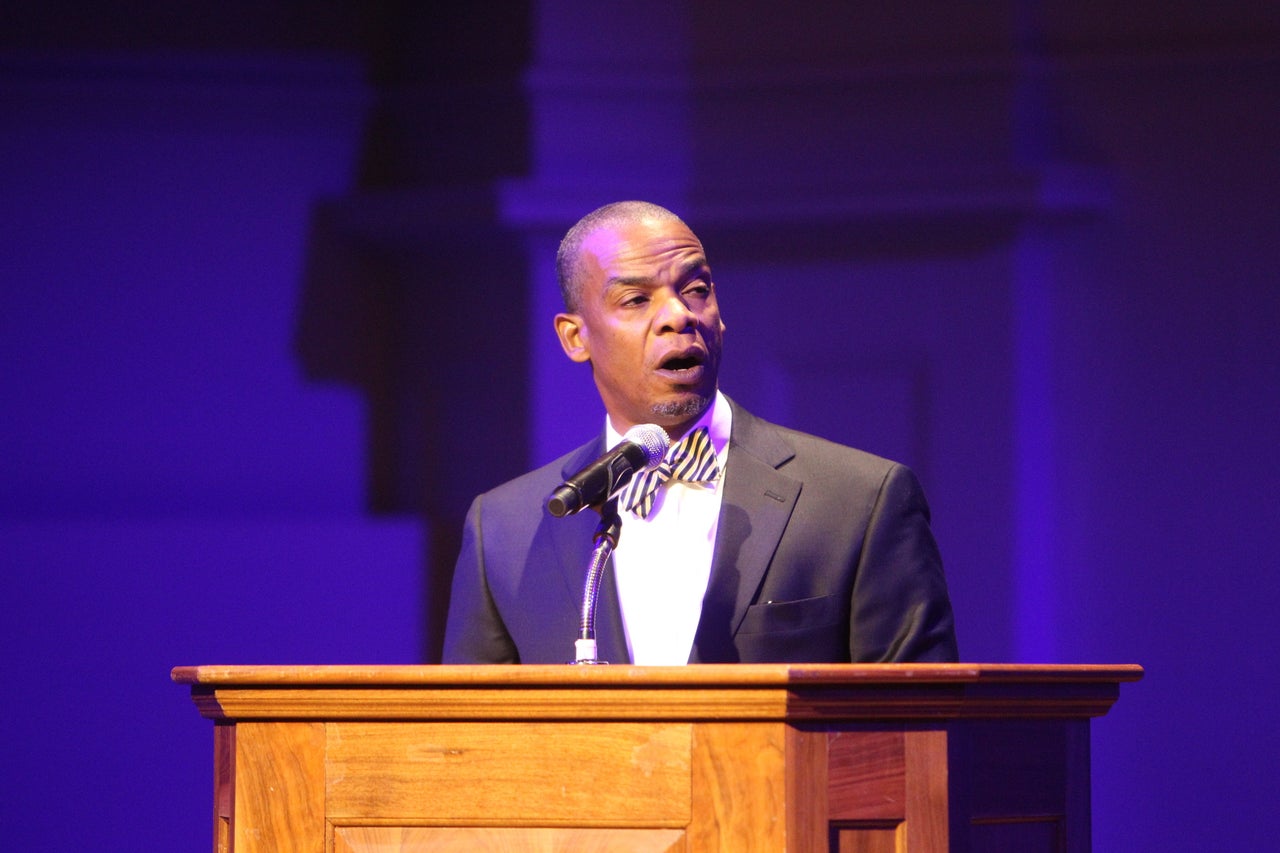 John Gates, dean of diversity and inclusion at the University of Virginia School of Engineering and Applied Science, speaks at an on-campus "Excellence Through Diversity" series event on Sept. 8. 