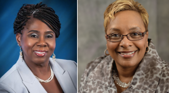 Trilby Barnes (left) and Dr. Charlene Dukes (right) share their journeys as black women growing up in different states and ov