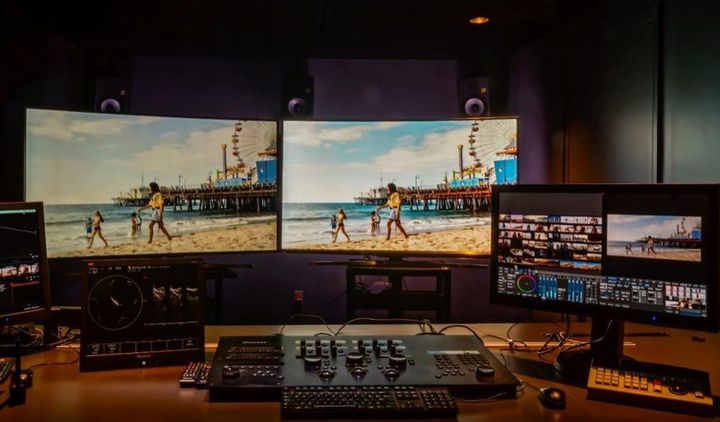 Technicolor’s HDR grading environment. The company has gone from processing and duplicating films to managing digital assets.
