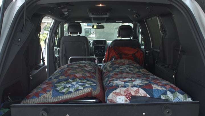 Charleston Mortuary Services has five vans retrofitted to carry two bodies at a time.