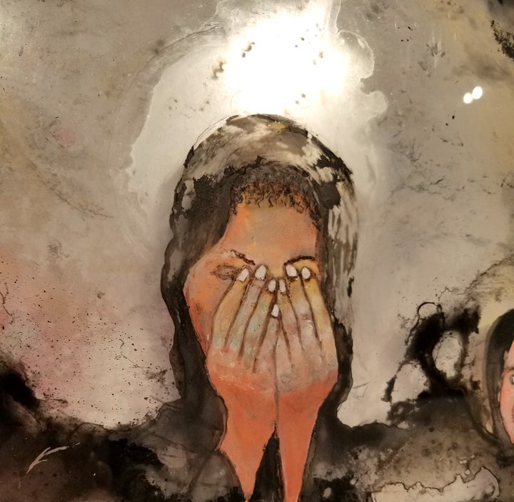 <p>Pam Douglas: In A Dark Time (detail)</p>