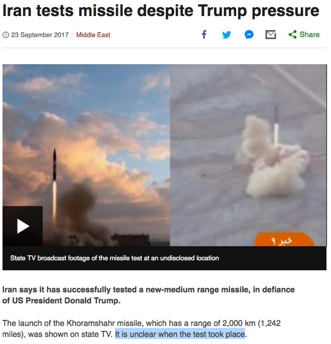 Donald Trump Duped By Fake Iranian Missile Test, Officials Say ...