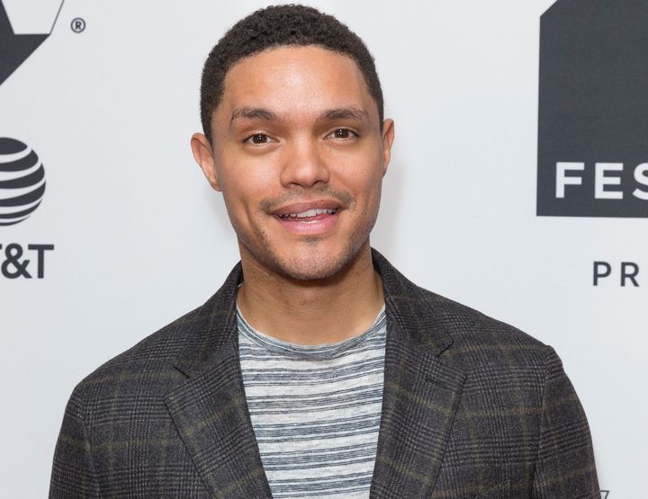  Trevor Noah attends Conversation with Trevor Noah & the writers of the Daily Show during Tribeca TV festival at Cinepolis Chelsea.