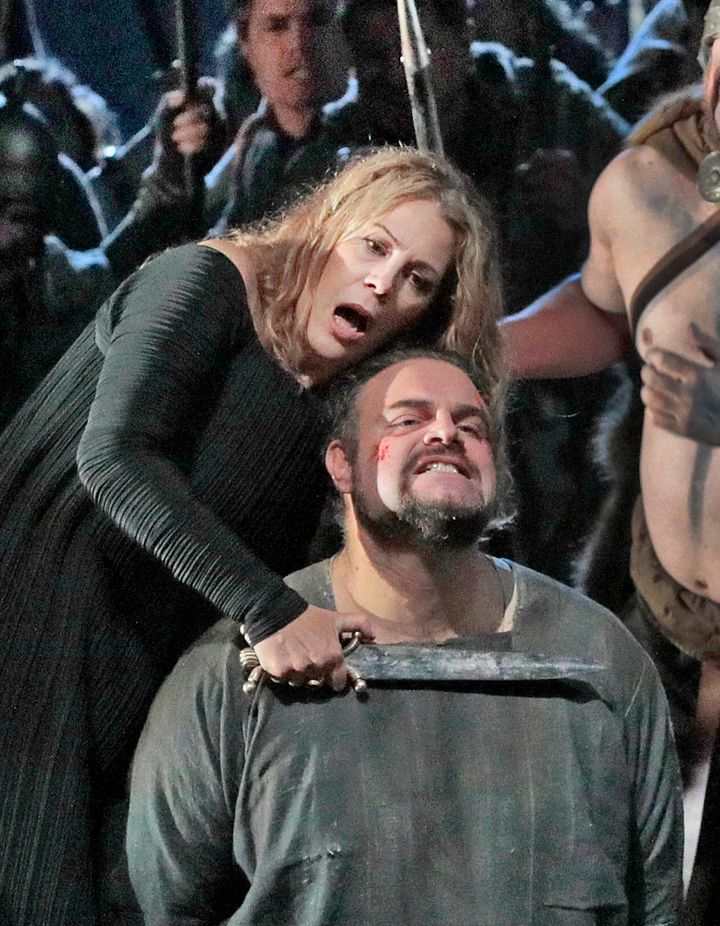 Sondra Radvanovsky and Joseph Calleja in the Met’s new production of Norma.
