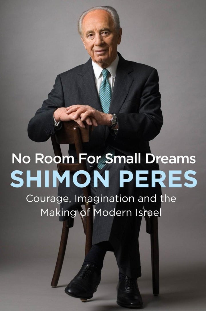 <p><em>In his posthumous memoir, “</em><a href="https://www.amazon.com/No-Room-Small-Dreams-Imagination/dp/0062561448" target="_blank" role="link" rel="nofollow" class=" js-entry-link cet-external-link" data-vars-item-name="No Room for Small Dreams" data-vars-item-type="text" data-vars-unit-name="59ca8f07e4b0b7022a646e2c" data-vars-unit-type="buzz_body" data-vars-target-content-id="https://www.amazon.com/No-Room-Small-Dreams-Imagination/dp/0062561448" data-vars-target-content-type="url" data-vars-type="web_external_link" data-vars-subunit-name="article_body" data-vars-subunit-type="component" data-vars-position-in-subunit="0">No Room for Small Dreams</a>,” President Shimon Peres chronicles his seven decades of public service and his life’s journey. </p>