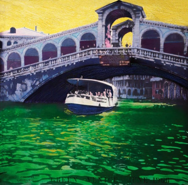Nicolas Garcia Uriburu, <em>Green Venice</em> (1968).