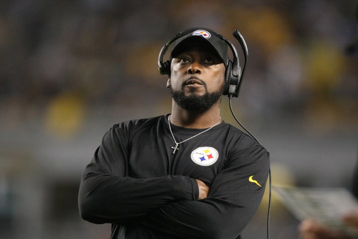 Pittsburgh Steelers head coach Mike Tomlin said his team would not be taking the field during the national anthem to avoid being looped in with politics.