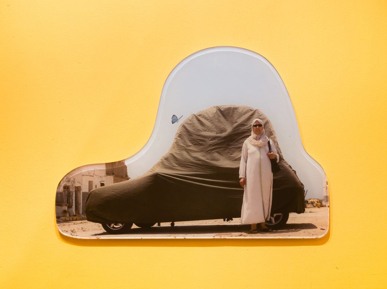 Meriem Bennani, installation view of "Siham & Hafida," 2017. 