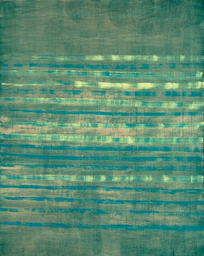 Emily Berger, Farther (2017), oil on wood, 30 x 24 inches