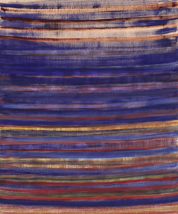 Emily Berger, From the Beginning (2016), oil on wood, 24 x 20 inches