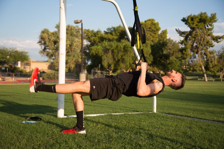 <p>Suspension Training works the full body every time.</p>