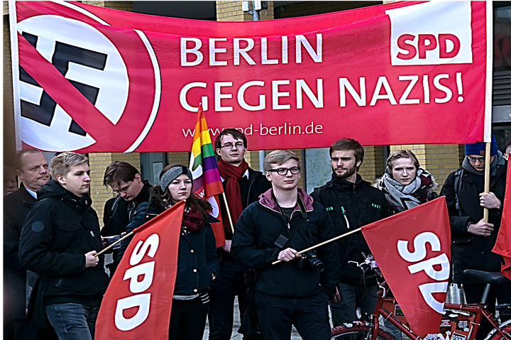 Anti-AFD protesters in Berlin