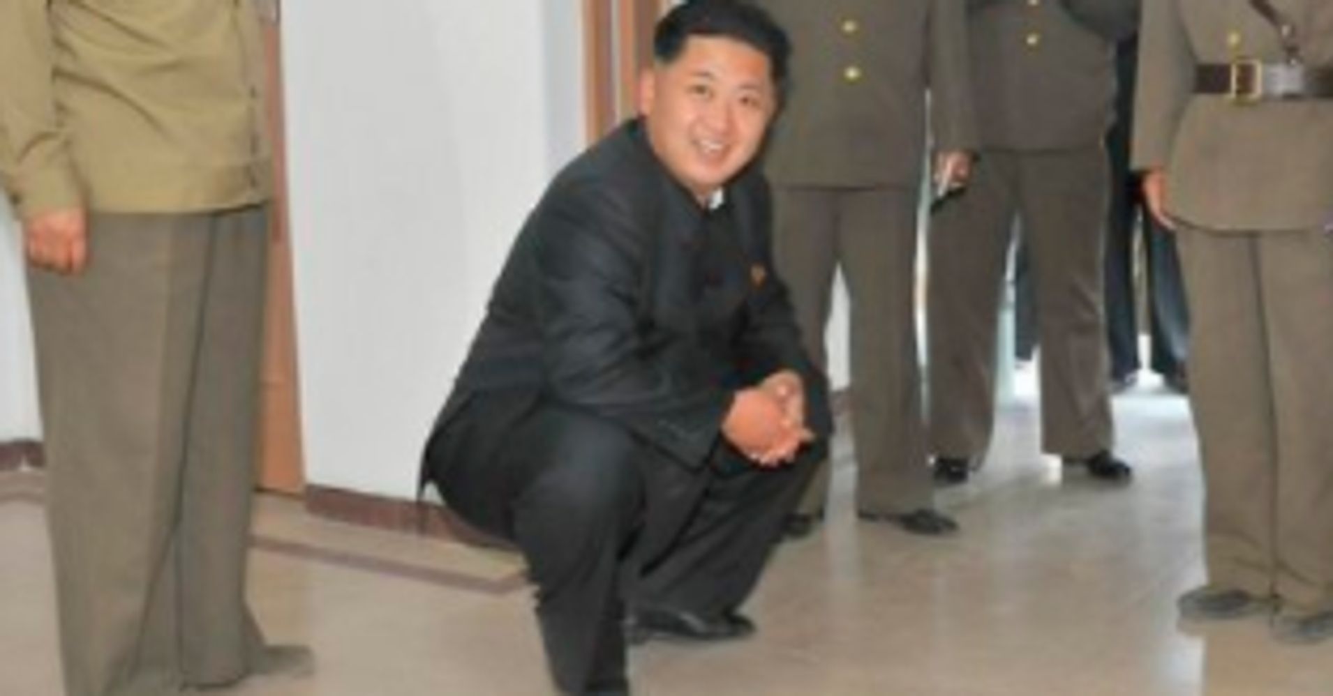 Redditors Rework Old Photo Of A Squatting Kim Jong Un To Hilarious Effect | HuffPost1904 x 1000