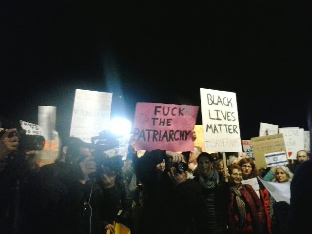 The Tel Aviv Women’s Demonstration on 22 January 2017.