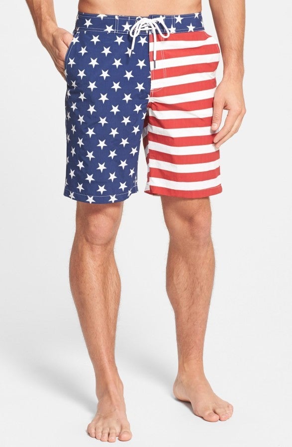 <p>A clear-cut violation of the U.S. Flag Code</p>