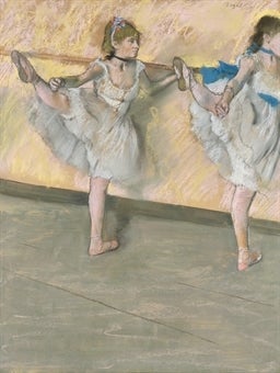 Danseuses à la barre by Degas c. 1900