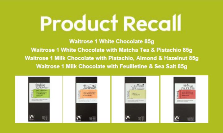 The products affected have distinctive black packaging