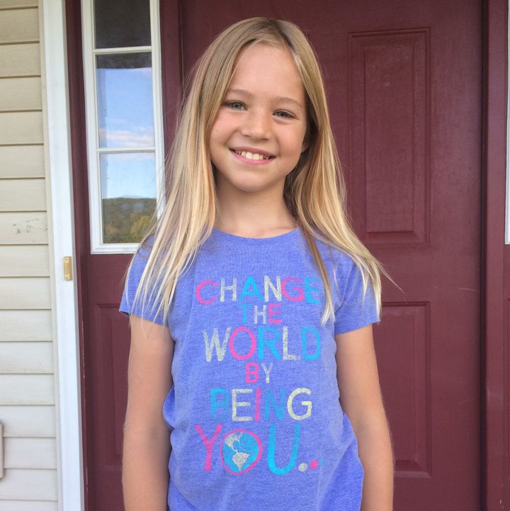 Rebekah, 10, changing the world by being herself.