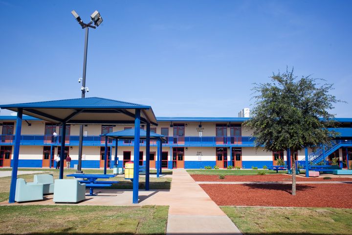 Karnes County Residential Center in Texas was converted to a family immigrant detention center in 2014. Immigrant rights groups say pregnant women are routinely getting detained here, in a departure from practice under the Obama administration.