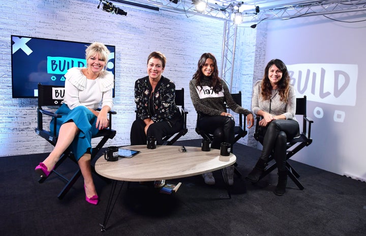 <strong>Denise made an appearance on 'BUILD' with Kate Thornton, Jenny Powell and Julie Graham</strong>