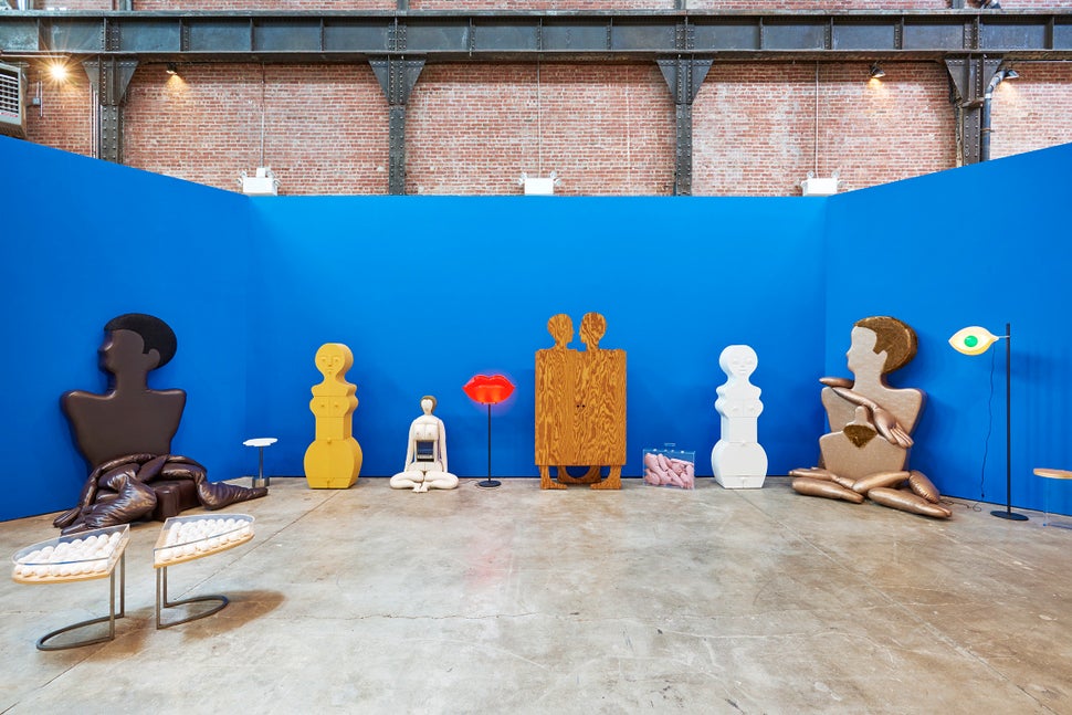Installation view, "Nicola L.: Works, 1968 to the Present," SculptureCenter, New York, 2017. 