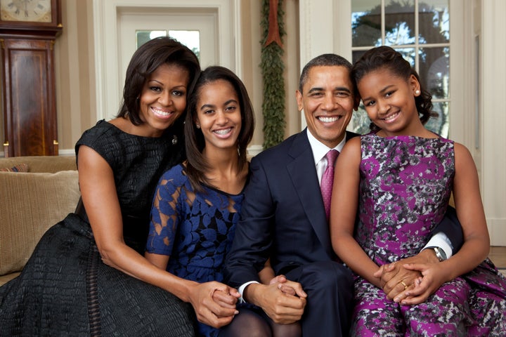 Barack Obama spoke about how he and Michelle talk to Malia and Sasha about being leaders.