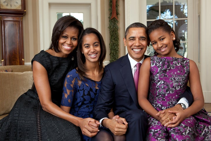 Barack Obama spoke about how he and Michelle talk to Malia and Sasha about being leaders. 