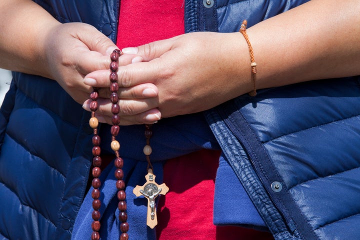 An anti-abortion, pro-life activist prayed outside of a Planned Parenthood clinic last year in Austin, Texas, in the wake of the passing of the restrictive abortion bill in the Texas Legislature, HB2. 