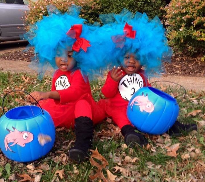 Twin or sibling Halloween costumes