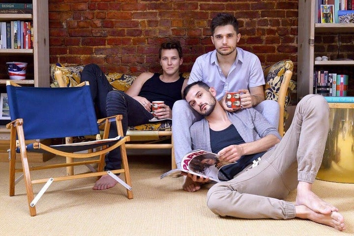 From left, Dave Thomas Brown, Andy Mientus and Wesley Taylor are among the stars who'll take the stage Oct. 1 at "54 Sings Ru