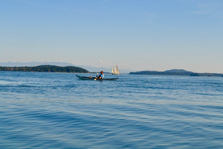 Kayaking at Doe Bay