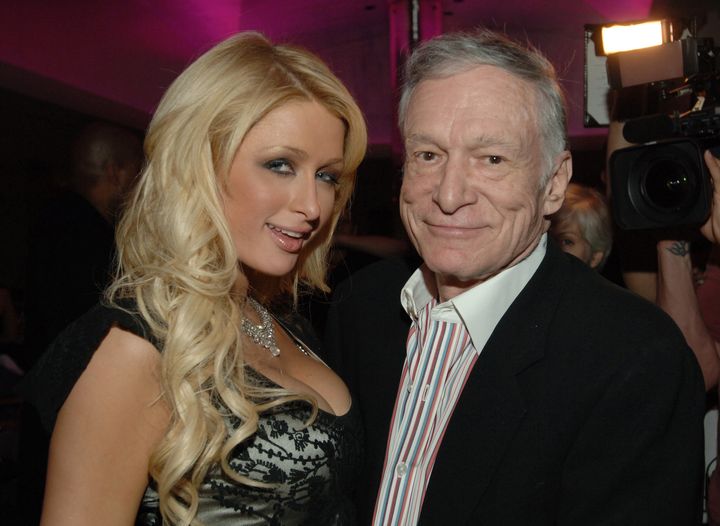 Paris Hilton has paid tribute to Hugh Hefner