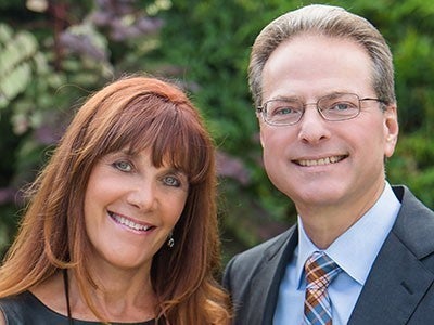 <p>Philanthropists Susan and Henry Samueli</p>