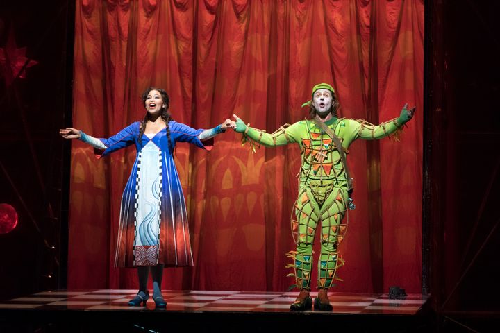Golda Schultz as Pamina and Markus Werba as Papageno in the Met’s Die Zauberflote