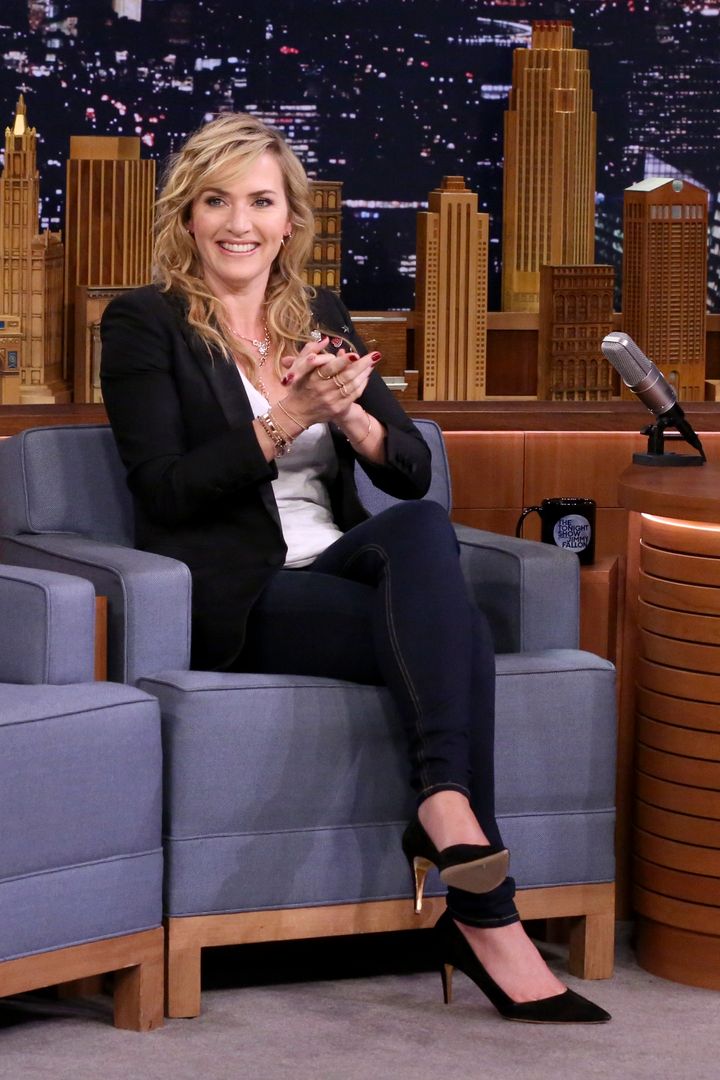 Kate Winslet on 'The Tonight Show Starring Jimmy Fallon'.
